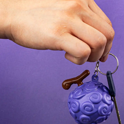 Portachiavi One Piece Gum Gum Fruit Squishy