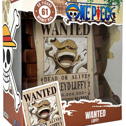 PLASTOY Salvadanaio One Piece Wanted Monkey D.Luffy