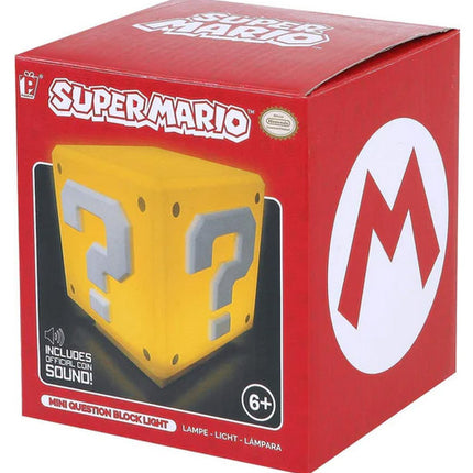 Paladone Lampada Mini Super Mario Question Block