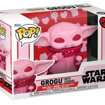 FUNKO POP Star Wars Valentines S2 Grogu w/Cookies 493