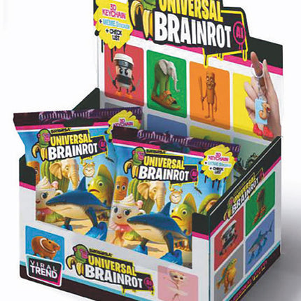 BRAINROT AI Portachiavi 3D 1pz Assortimento