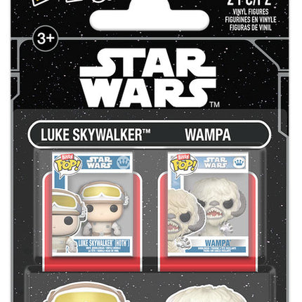 FUNKO BITTY POP 2 Pack Star Wars Luke Skywalker & Wampa
