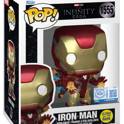 FUNKO POP Marvel The Infinty Saga Iron Man w/Beams GLOW 1555