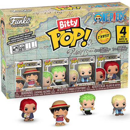 FUNKO BITTY POP 4 Pack One Piece Monkey D.Luffy