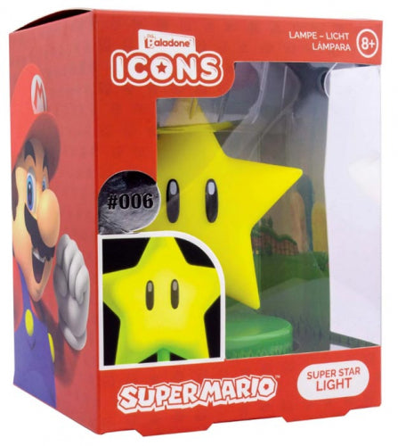 Paladone Lampada Icons Super Mario Stella